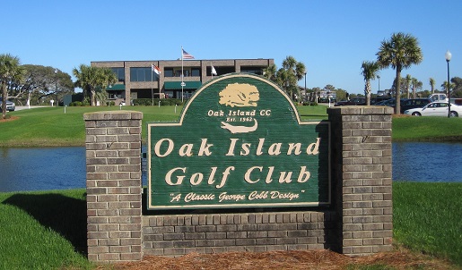 golf course at Oak Island NC